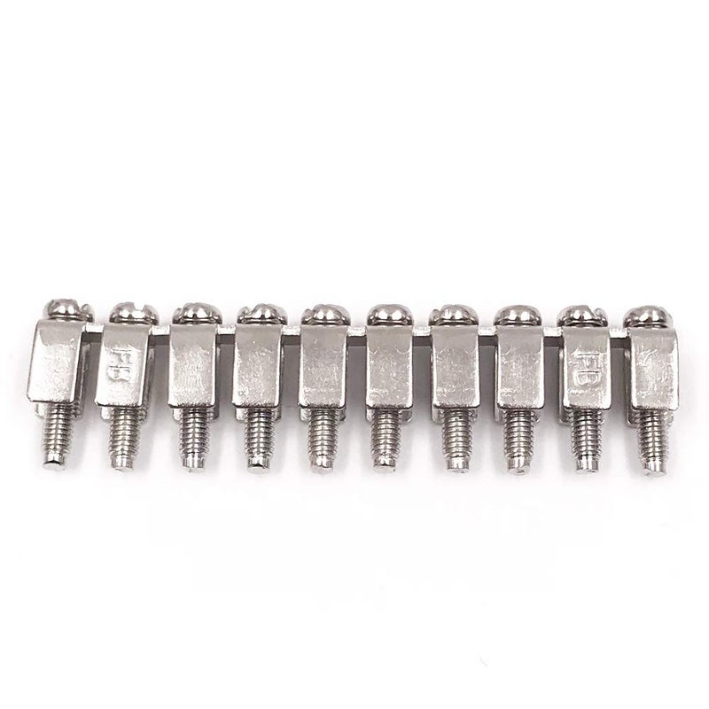 Erayco 10Pcs Fixed Bridge Jumper FBI-10-6 for DIN Rail Terminal Block, Insert-Pull Bridging Matching UK-2.5B UK5N Fixed Bridge Jumpers 10 Pole - Image 3